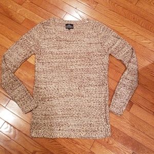 Brown and gold sweater